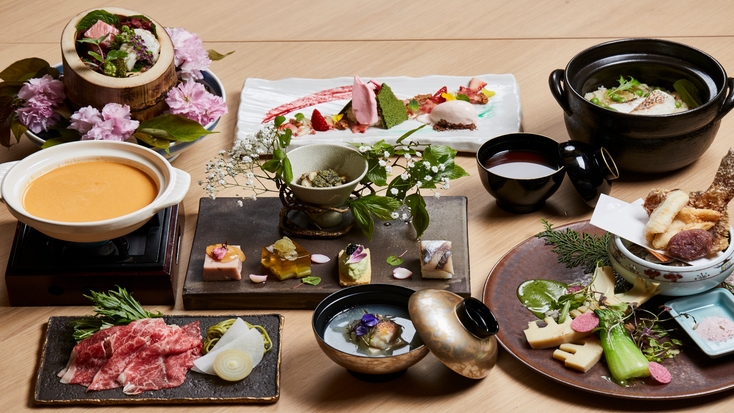 【1泊2食・料理アップグレード】季節の美食と静寂の夜にひたる、大和の味わい会席ステイ