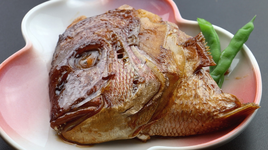 ■秋◇スタンダード一例･･自慢の鯛のかぶと煮は人気のお料理