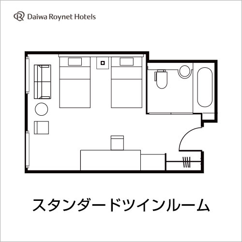 Standard twin room_room layout