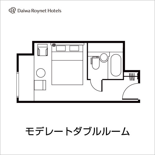 Moderate double room_room layout