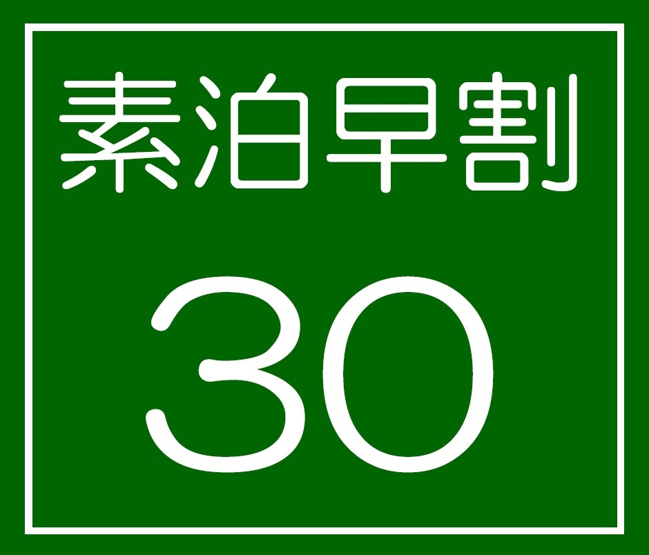 【30日早割】【素泊】素泊30日早割プラン　さき楽