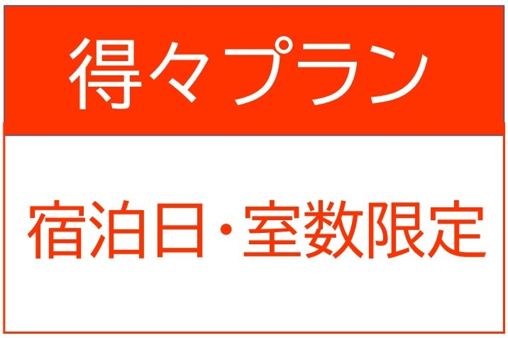 【素泊】【室数限定】【宿泊日限定】得々プラン 