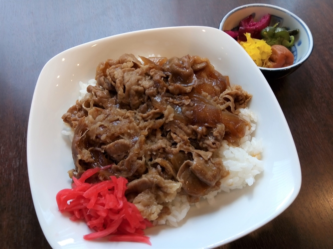 一番人気！コリーナ名物の牛丼