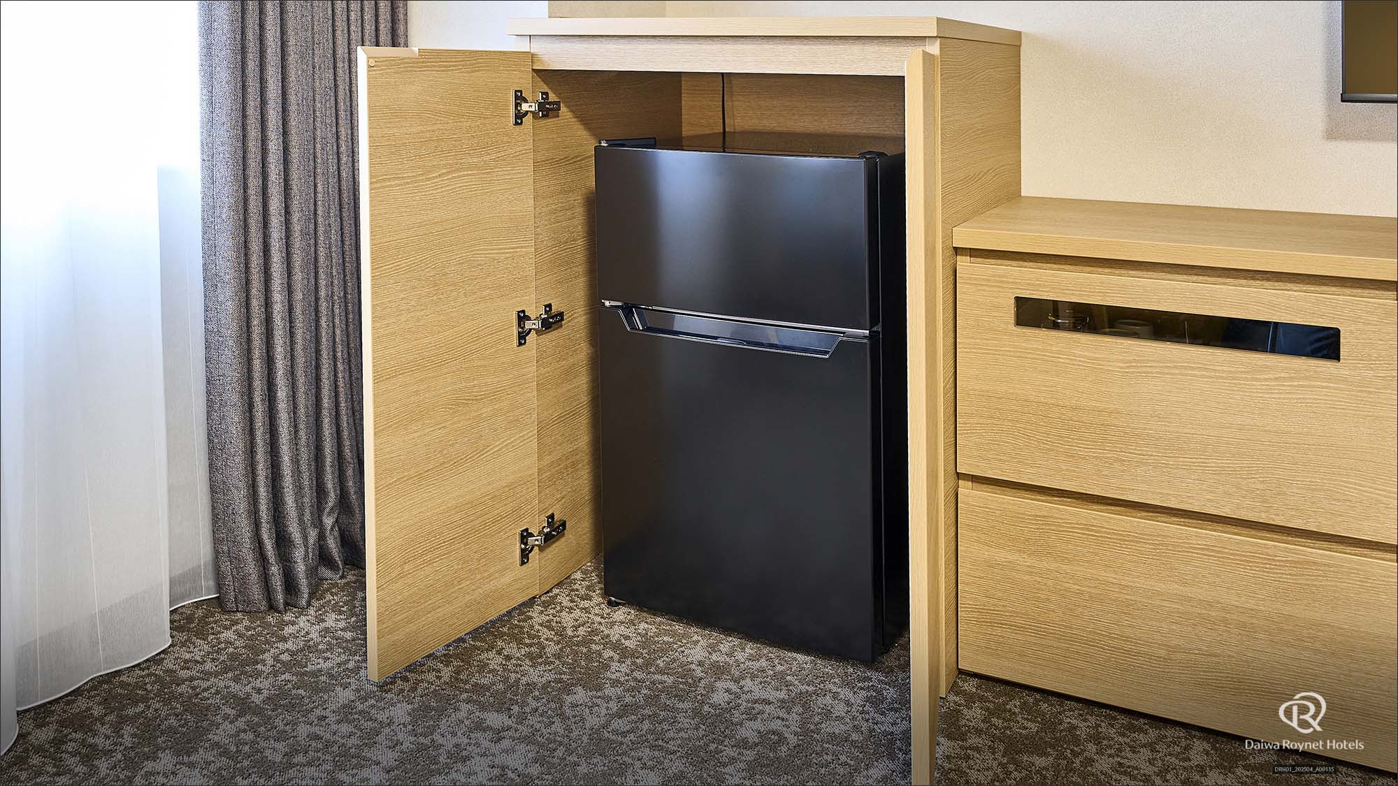 ツインルームの冷蔵庫