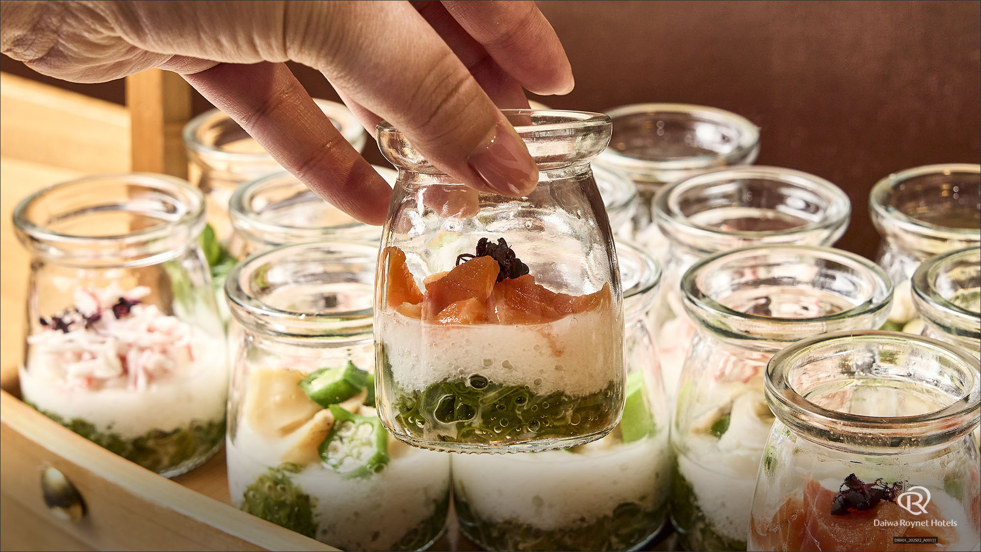 瓶に入った海鮮