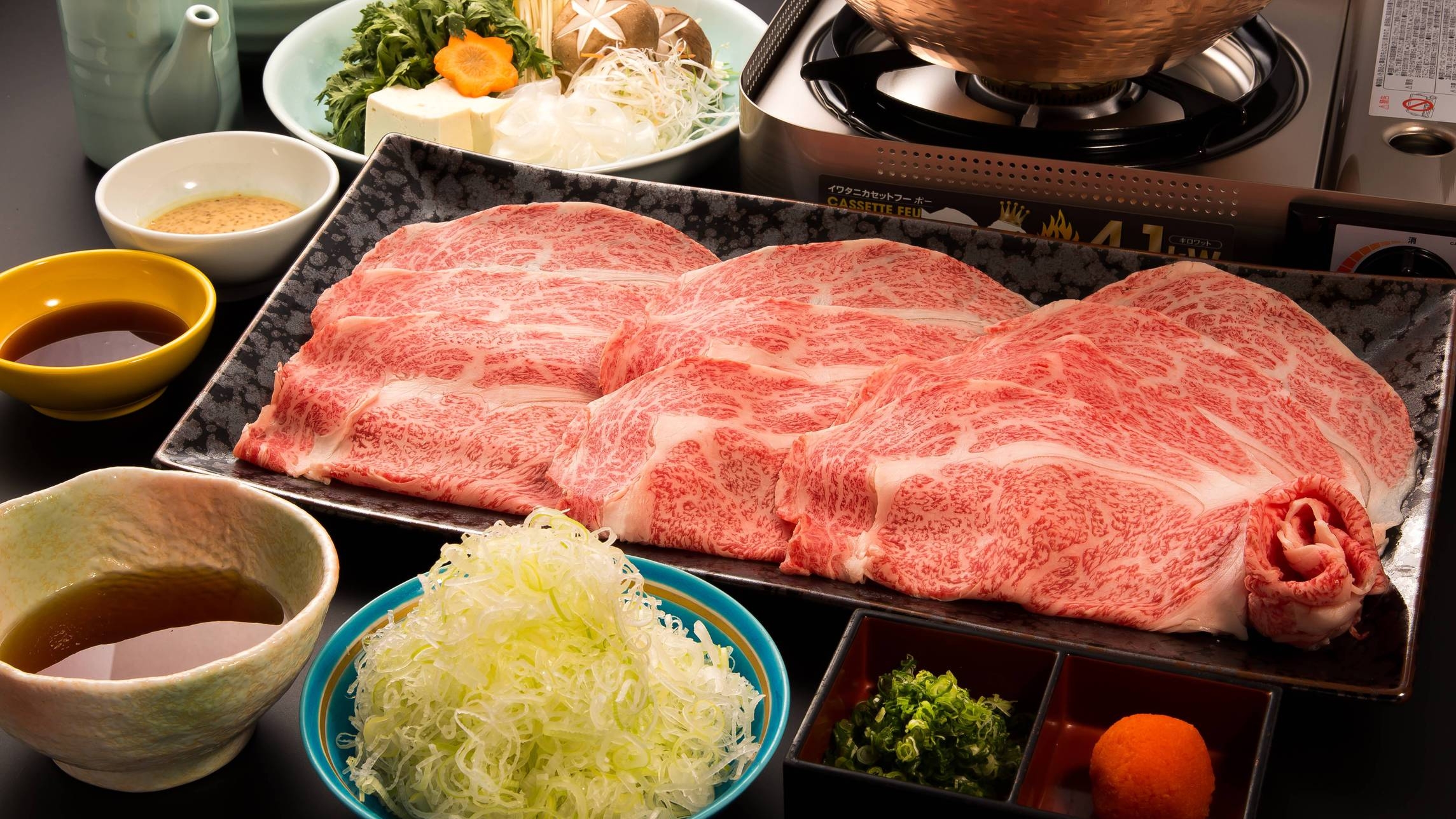 夕食開始18:00　つゆしゃぶコース　グレードアップ　最高Ａ５等級黒毛和牛【夕食・朝食付き】