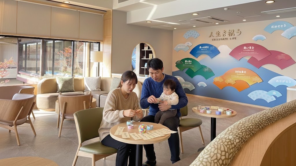 ラウンジ お祝いアクティビティ「くす玉クラフト」