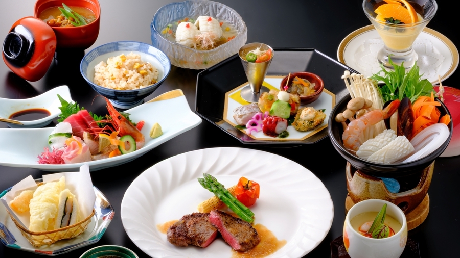 【ひまわり会席】夏の味覚を堪能するスタンダード会席！三朝温泉で涼やかな夏のひとときを