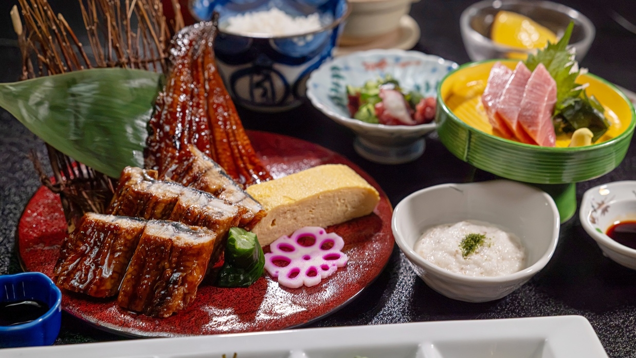 【うなぎ御膳】夏のごほうび温泉旅 うなぎ蒲焼と三朝温泉で整う一泊二食