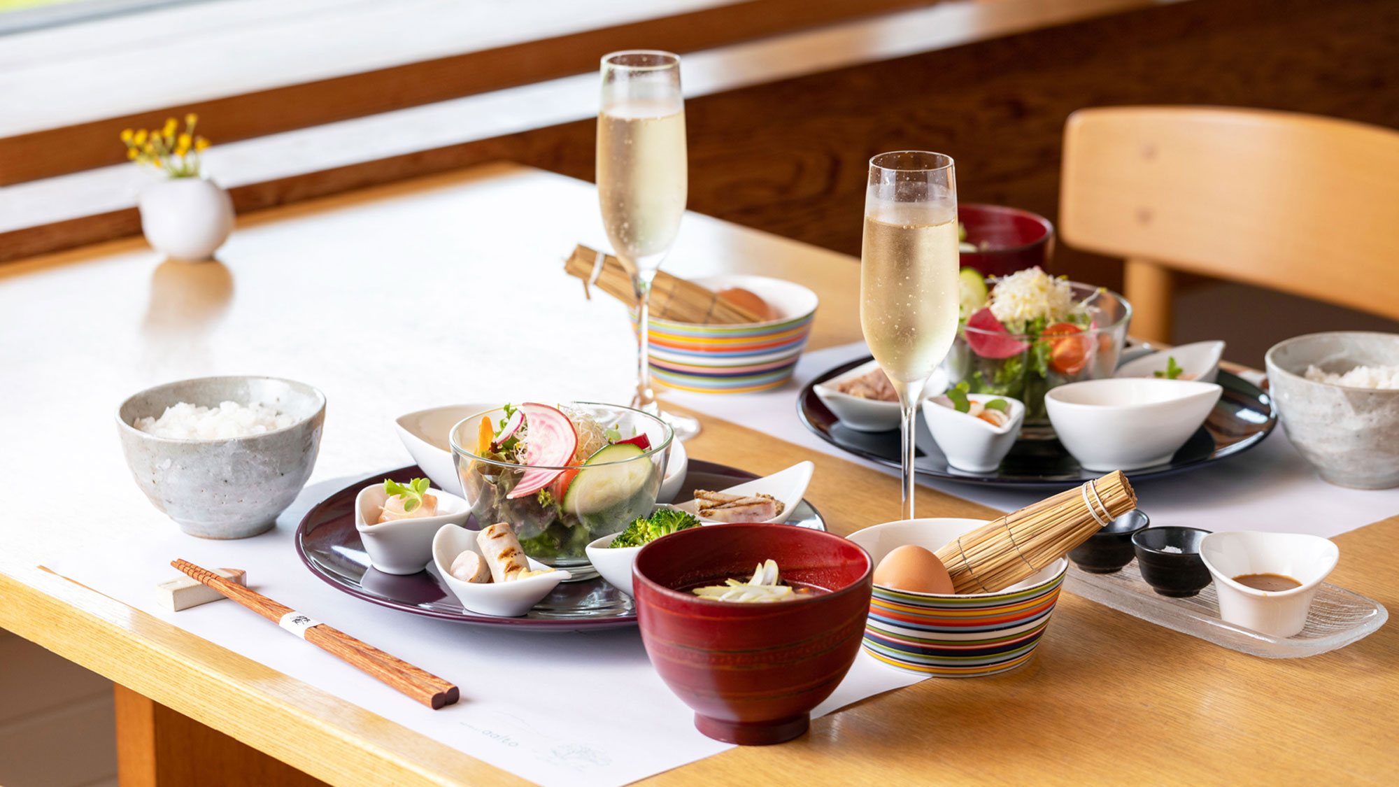 【朝食／和食一例＊】豊かな自然に包まれて、おだやかな1日の始まりを