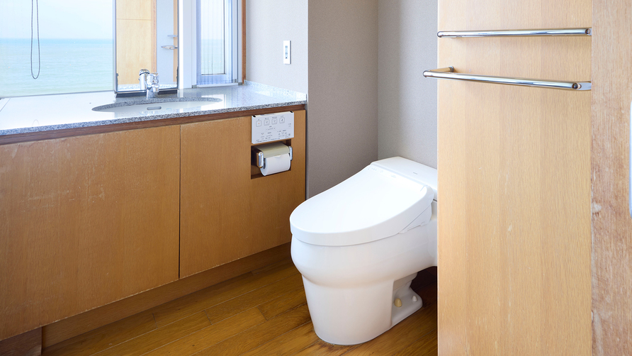 ビーチフロントバスタイプのトイレ・洗面