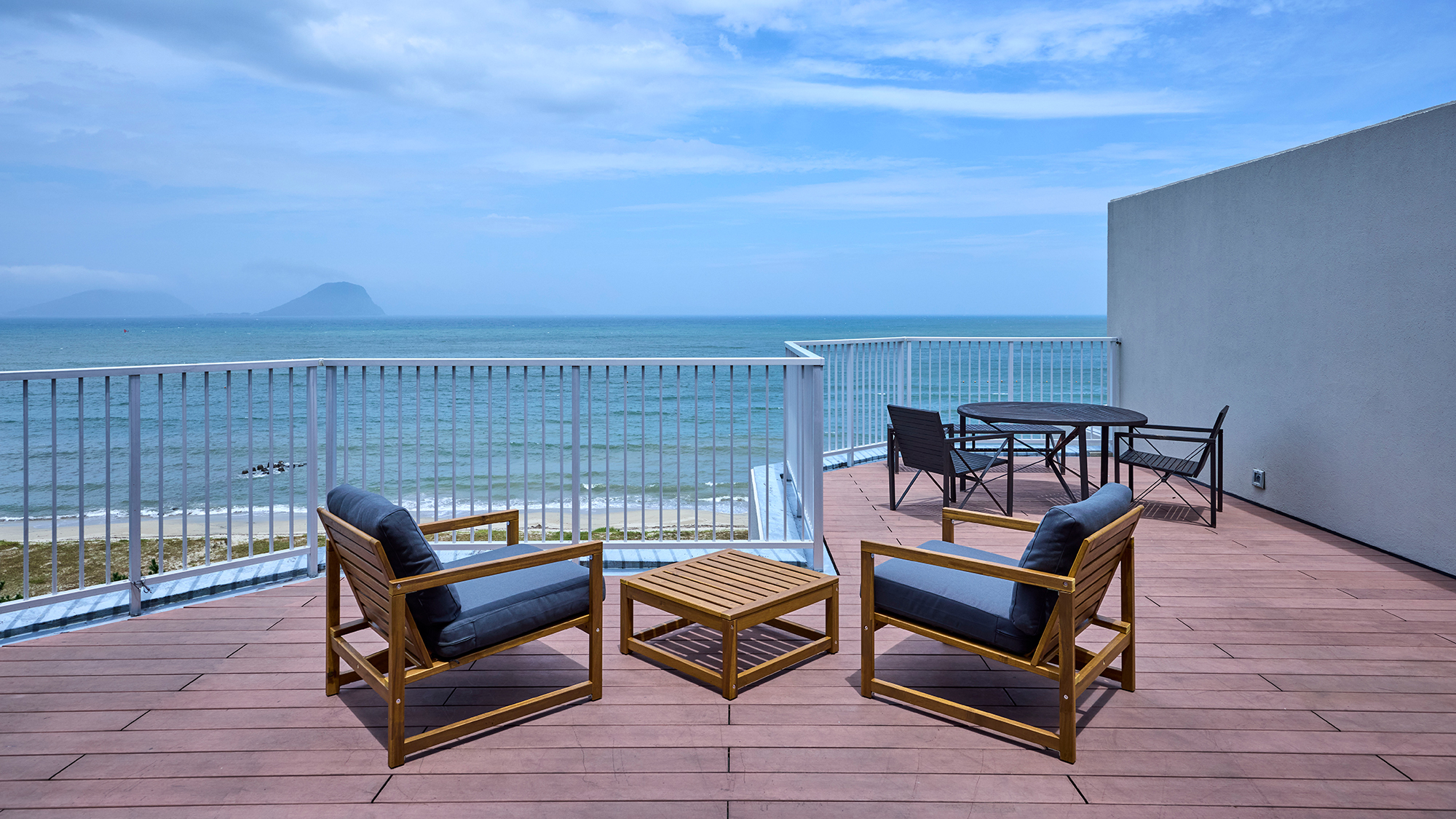 ONCRIデラックスツインルームのテラス