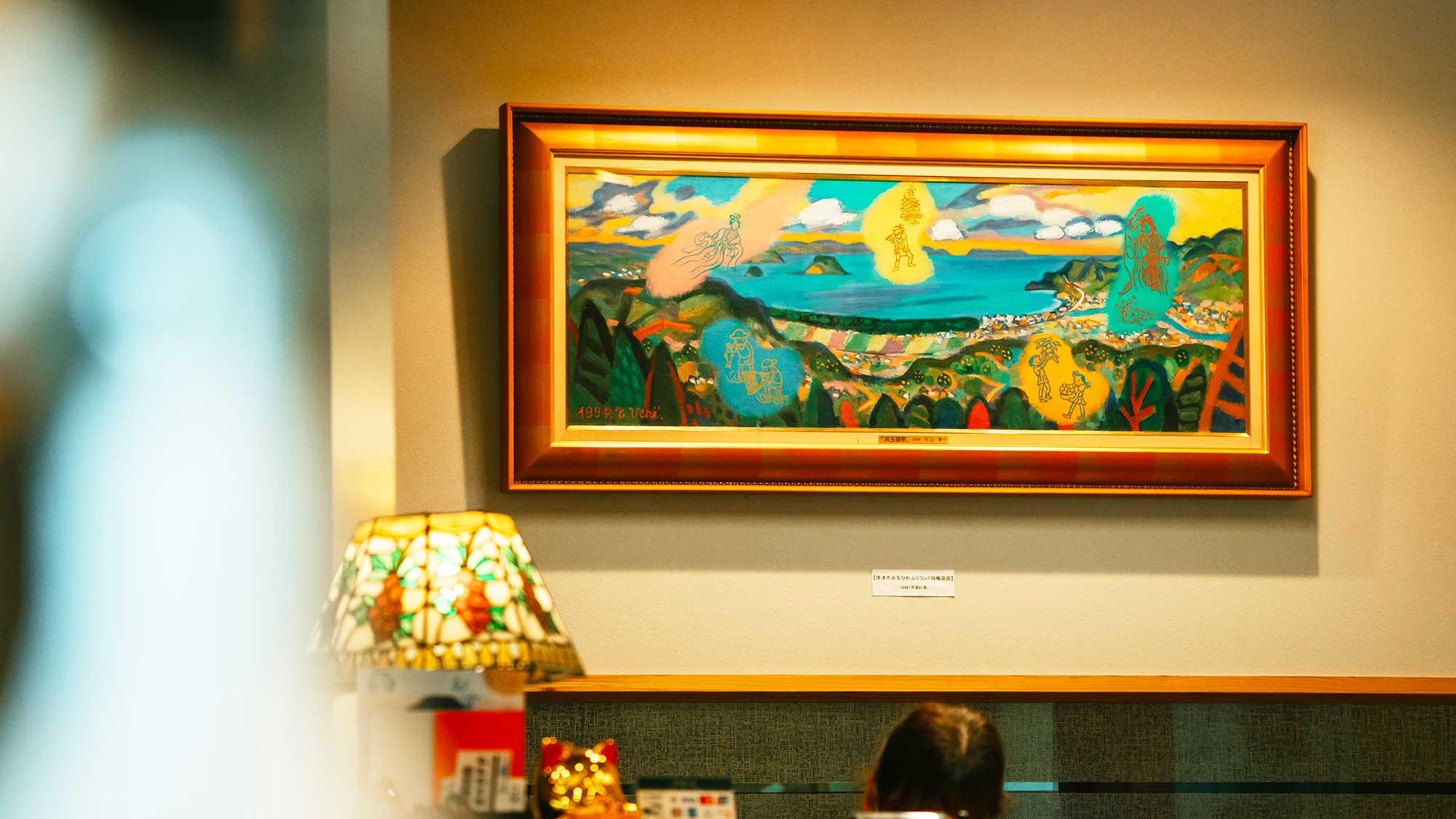 【館内】佐賀・唐津をモチーフにした美術品の数々。趣あるアート作品をお楽しみいただけます。