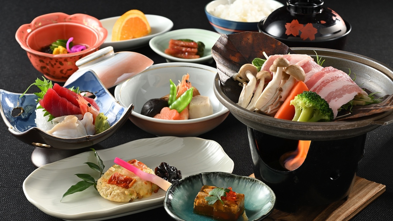 【湯ったりプラン】　しっとり美肌湯と山海和食のスタンダードプラン