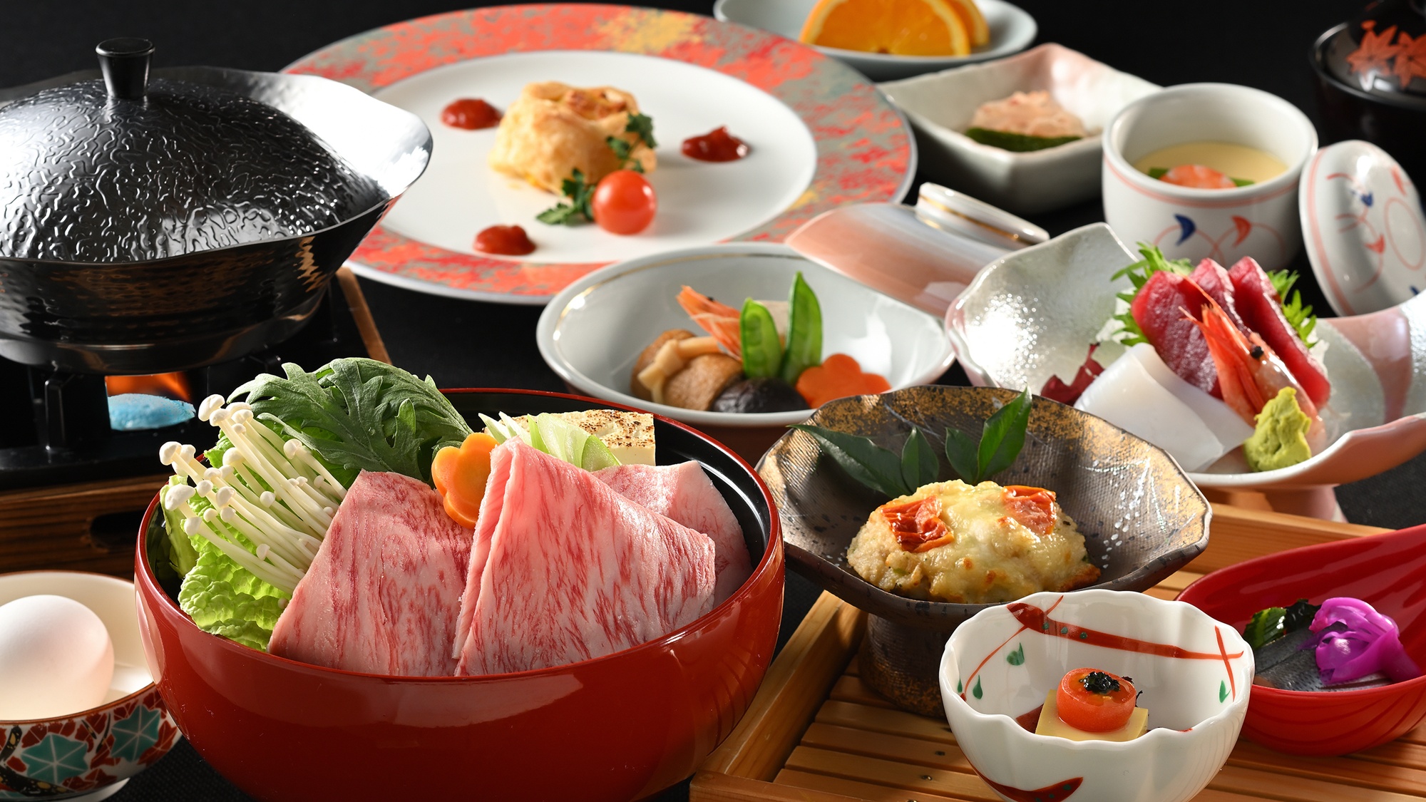 *40周年記念/日高見牛すき焼き