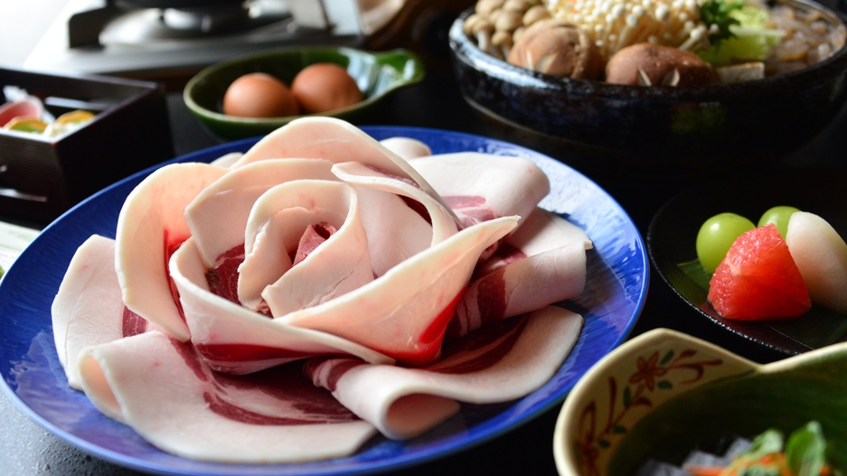【★冬期限定！】天然ジビエ★丹波篠山産天然牡丹鍋（猪肉）プラン〜お部屋食確約〜