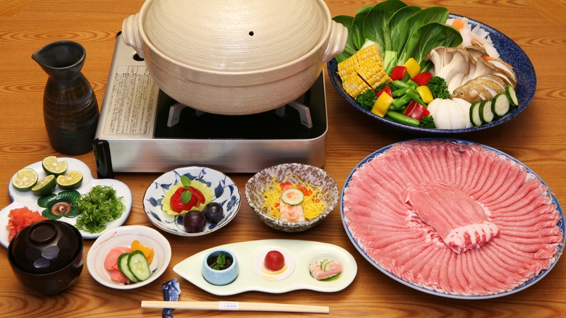 【彩り野菜を囲む♪】神戸ポーク蒸し鍋プラン　〜お部屋食確約〜