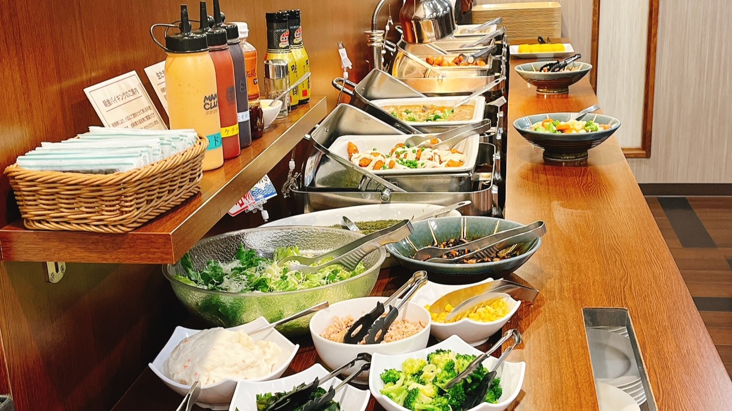 ホテルルートインの朝食メニュー～バイキング朝食無料サービス～