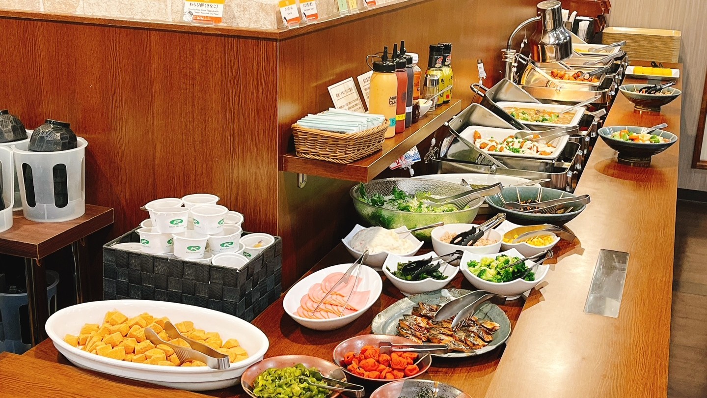 ホテルルートインの朝食メニュー～バイキング朝食無料サービス～