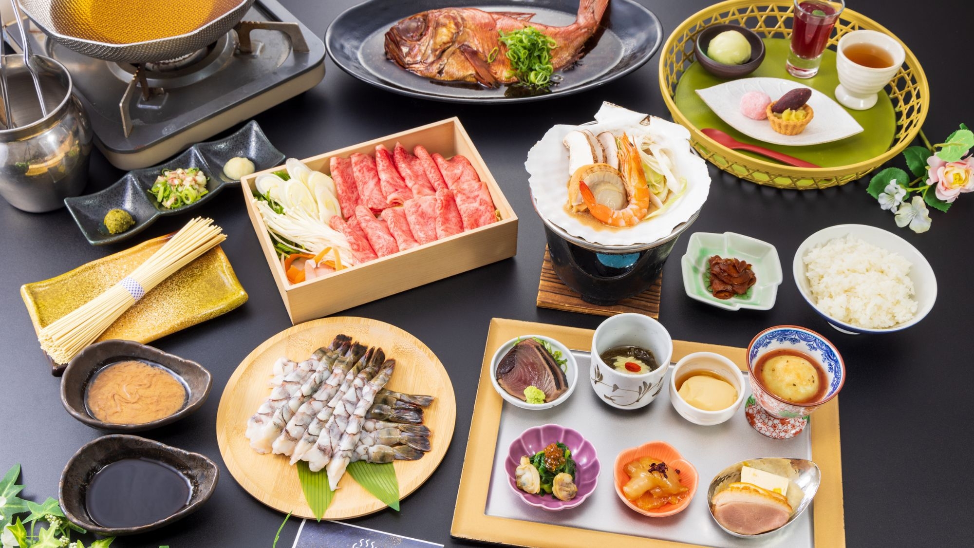 【生でも食べれる】プリっと新鮮！エビしゃぶ 1泊2食付創作和食プラン★
