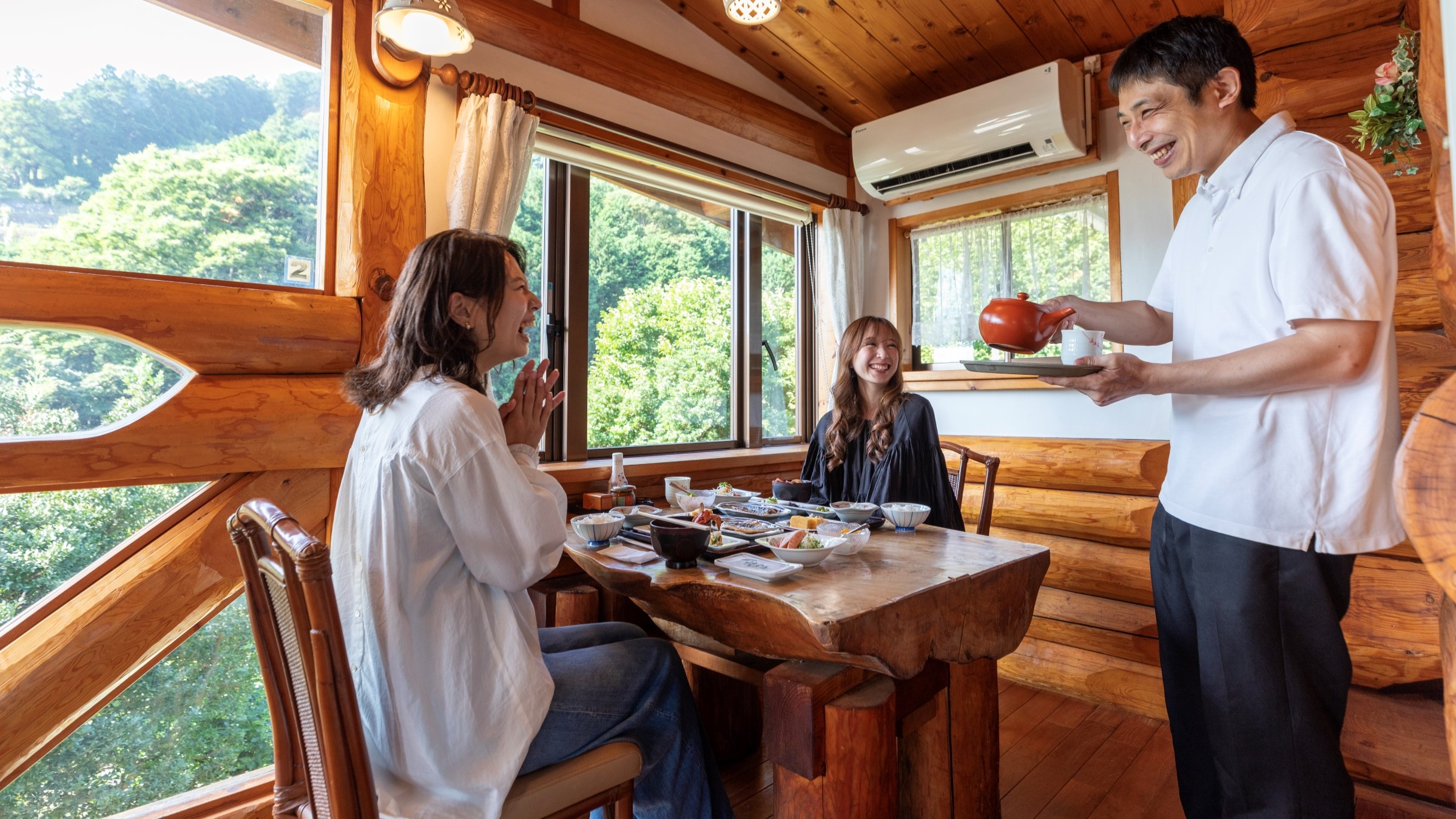 気さくなスタッフとの会話も旅の醍醐味ですよね。