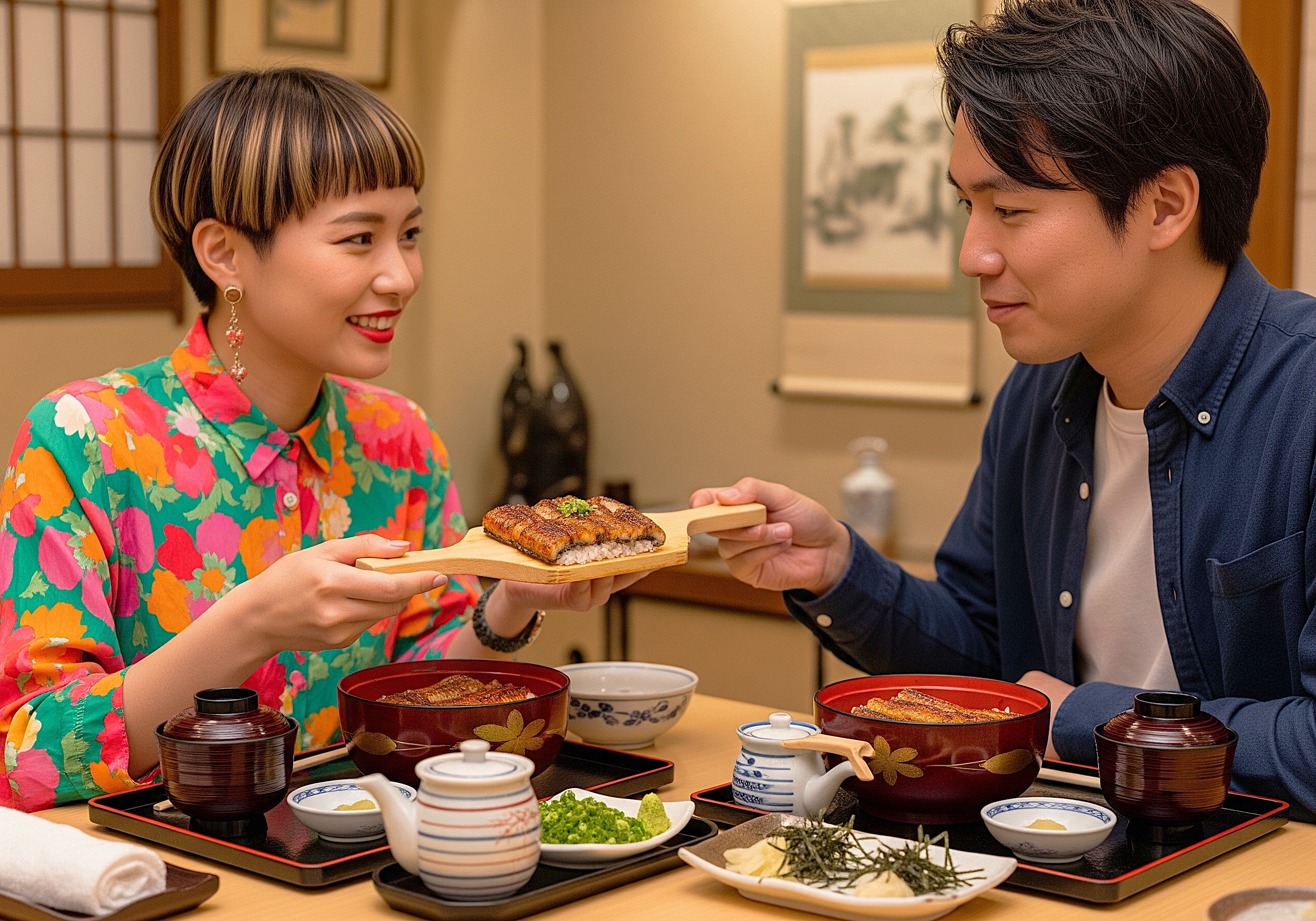 ひつまぶし：香ばしいウナギの香りで食欲倍増！