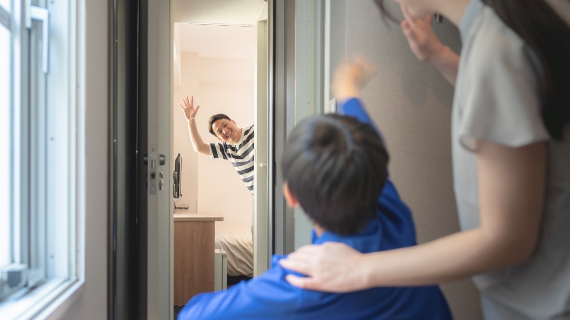 お部屋の行き来が楽々できます※使用感イメージ