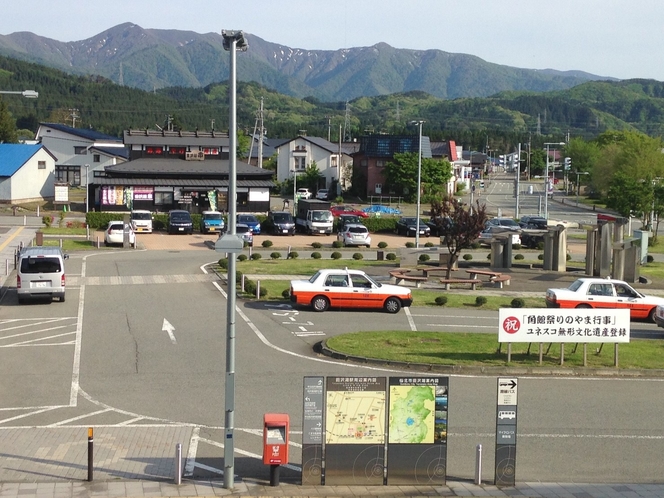 JR田沢湖駅ロータリー