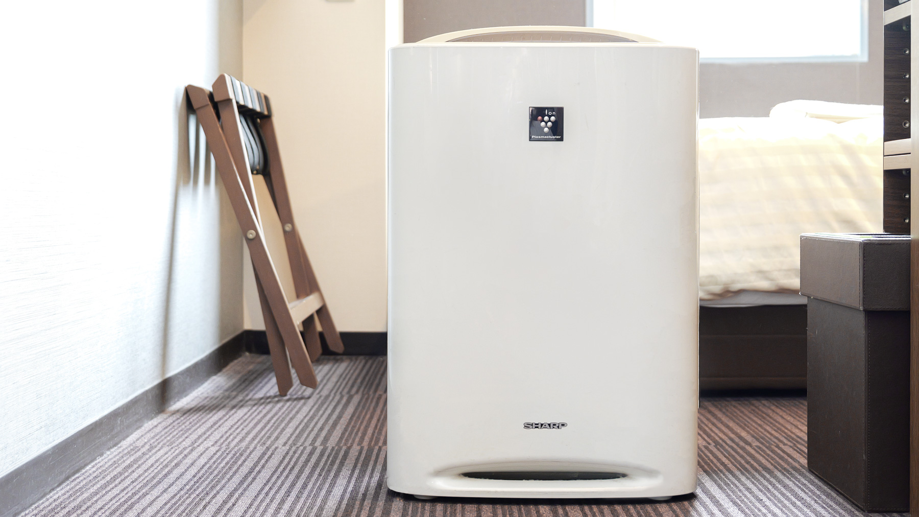 加湿機能付きの空気清浄機で潤いを♪