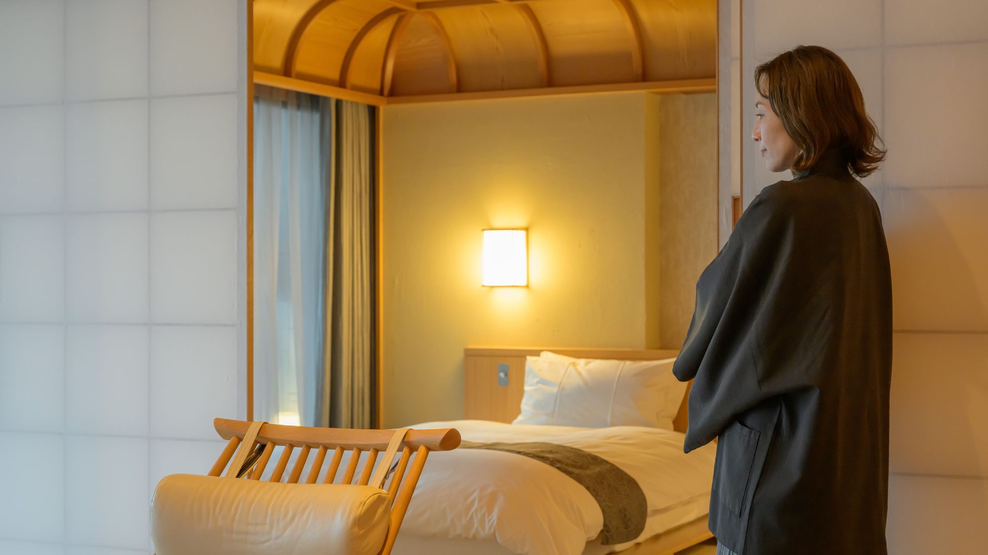 一日の余韻を感じながら、心までやすらぐ贅沢な眠りをご体感ください。