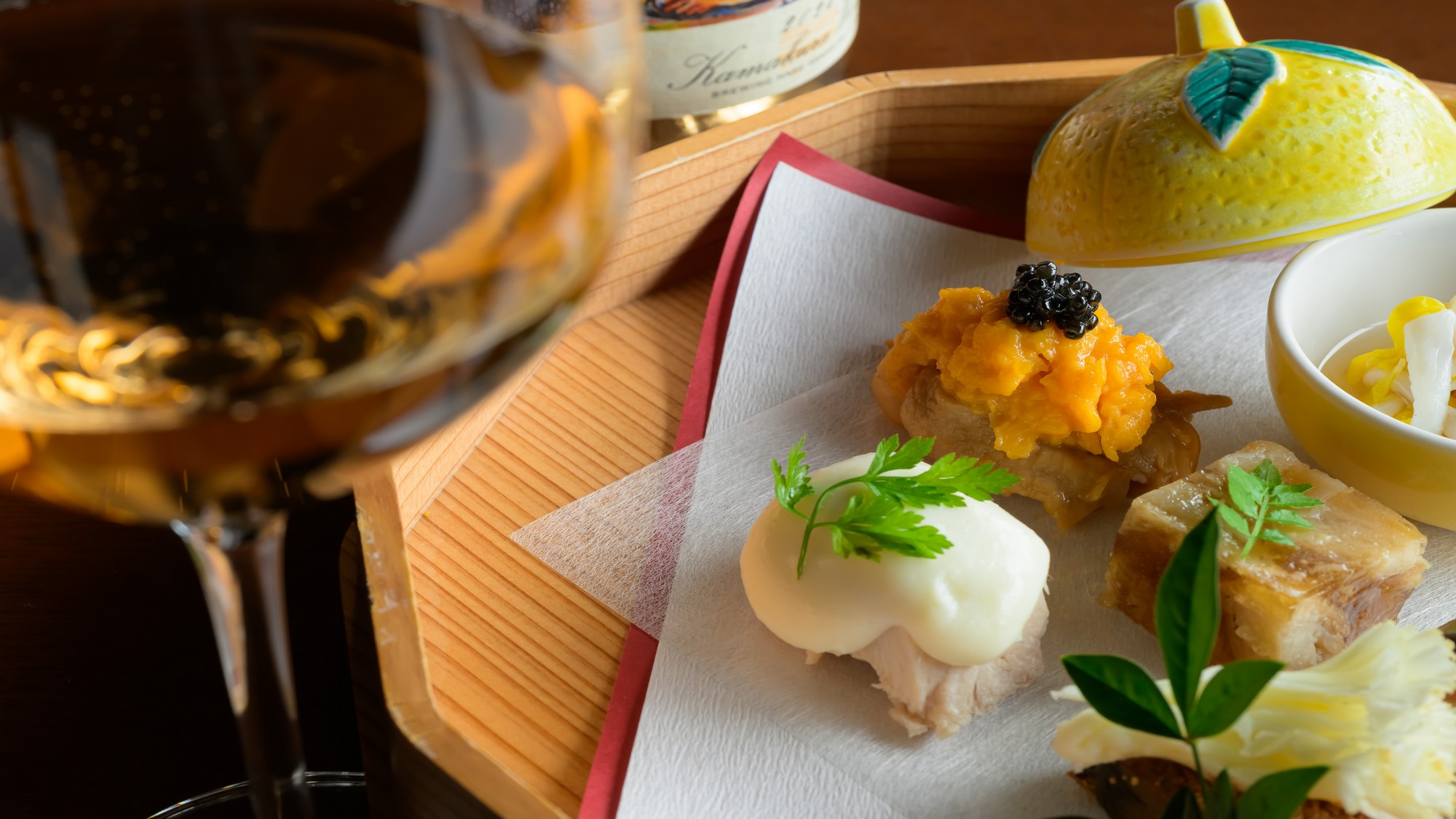 秋から冬へ。季節の移ろいを感じる味わいを一皿に。