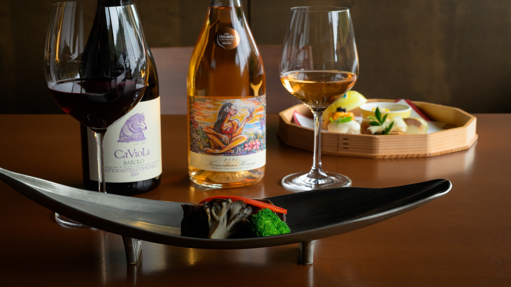 贅を尽くした諧暢楼ならではの一皿に、こだわりの美酒を合わせて。