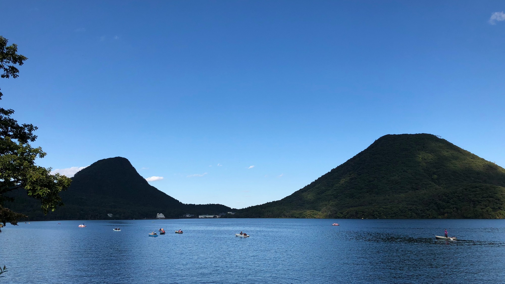 榛名山と榛名湖