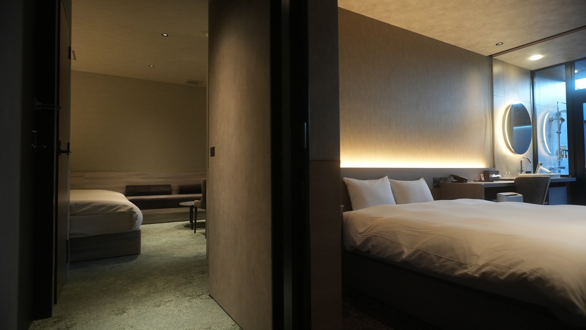 サウナ付きコネクティングルーム