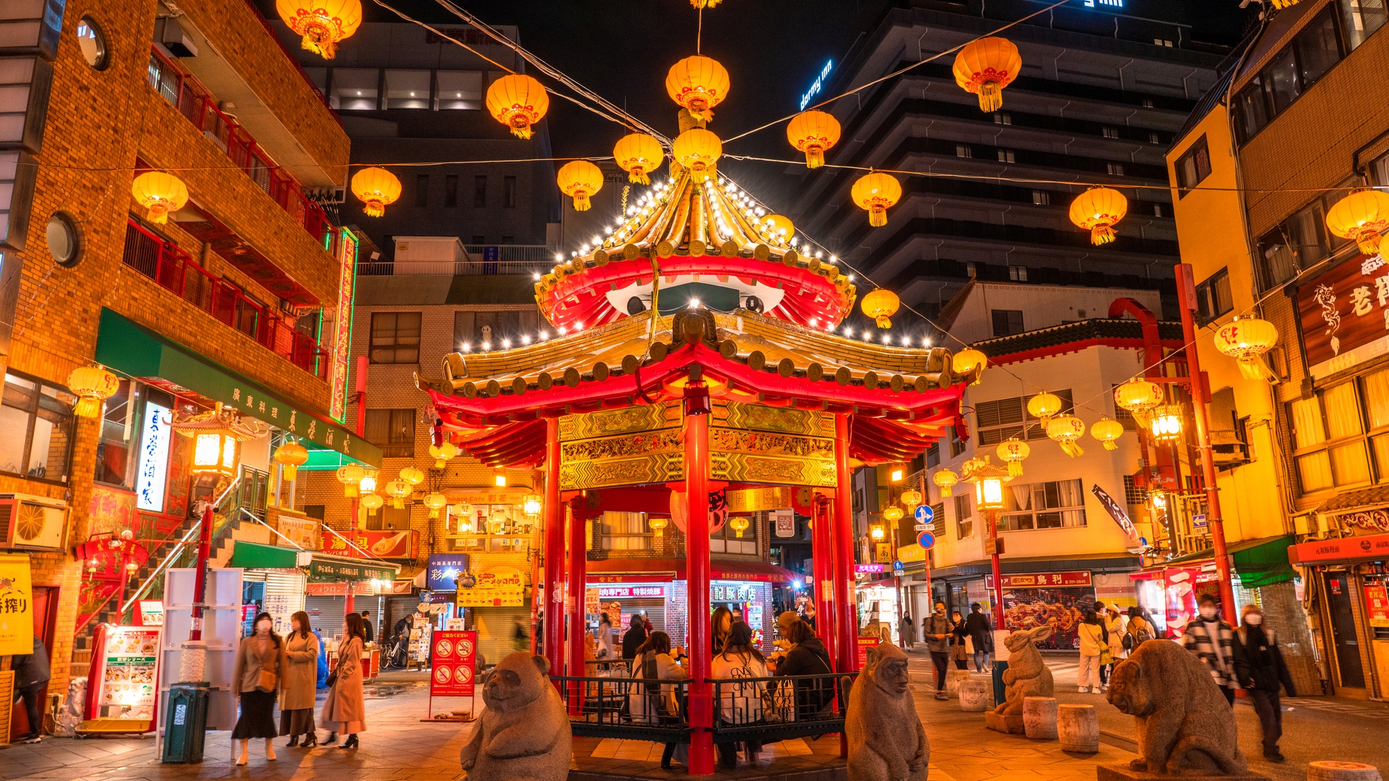 【当館から車で約8分】中華料理や食べ歩きグルメが楽しめる日本三大中華街の一つ南京町