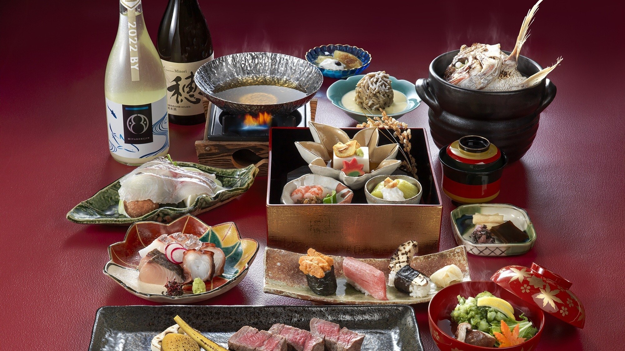 日本料理「あわみ」5周年会席(イメージ)