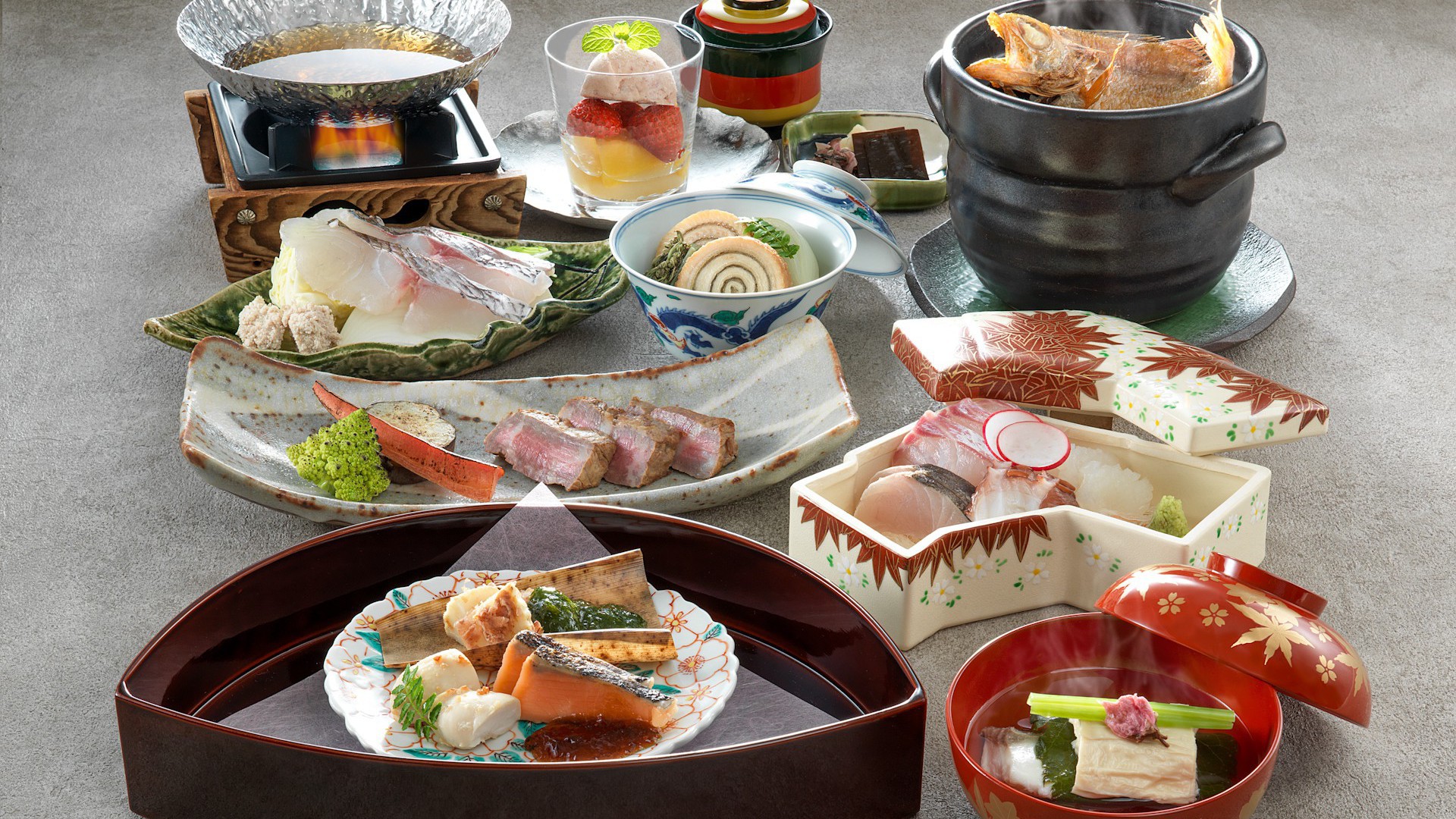 日本料理あわみ　会席料理(イメージ)