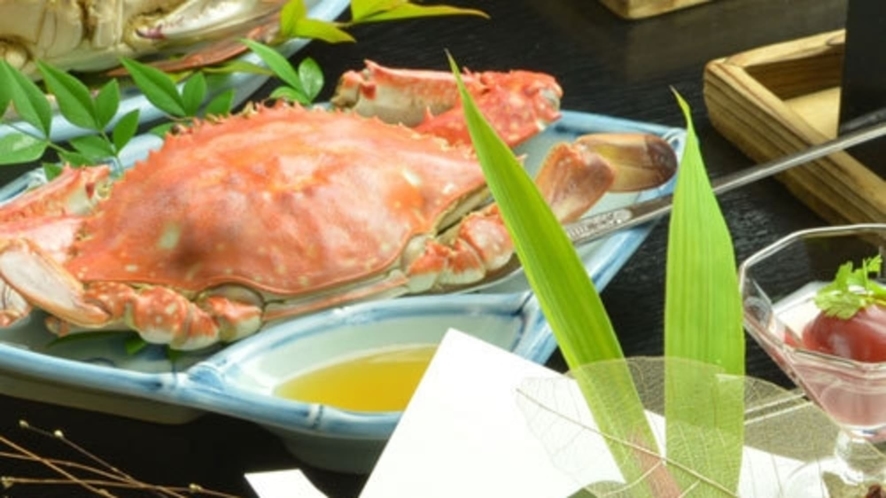 ◆【お夕食一例（渡り蟹）】