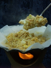 青森の郷土料理「ホタテの貝焼味噌」