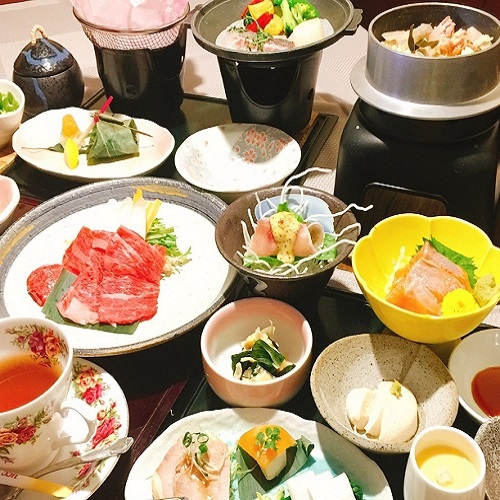 創作料理をお部屋食で！那須黒毛和牛＆岩盤浴と温泉露天風呂付き☆癒しのレギュラープラン