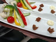 地元味噌で食べる野菜