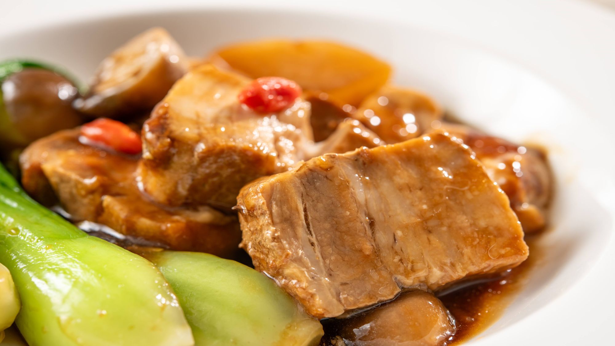 麓山高原豚角煮（春メニュー）