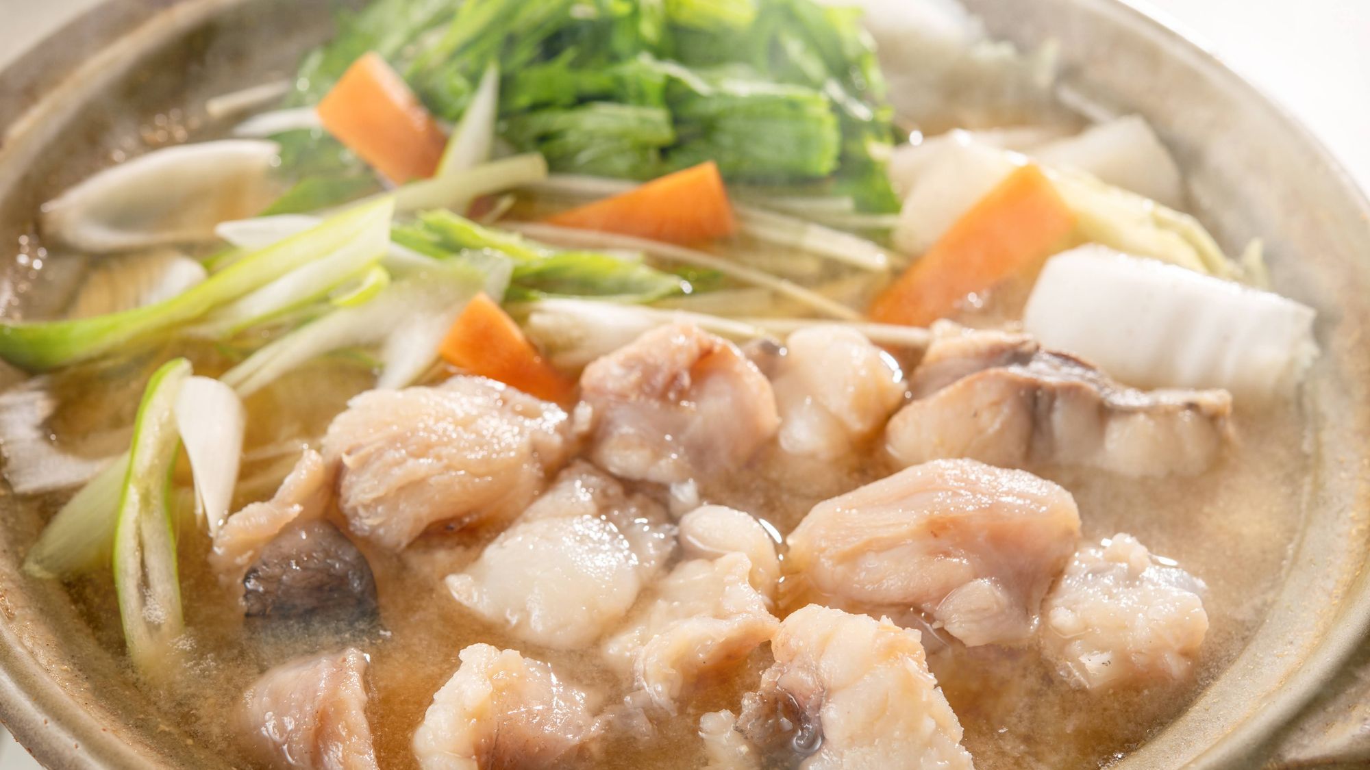 アンコウ汁（春メニュー）