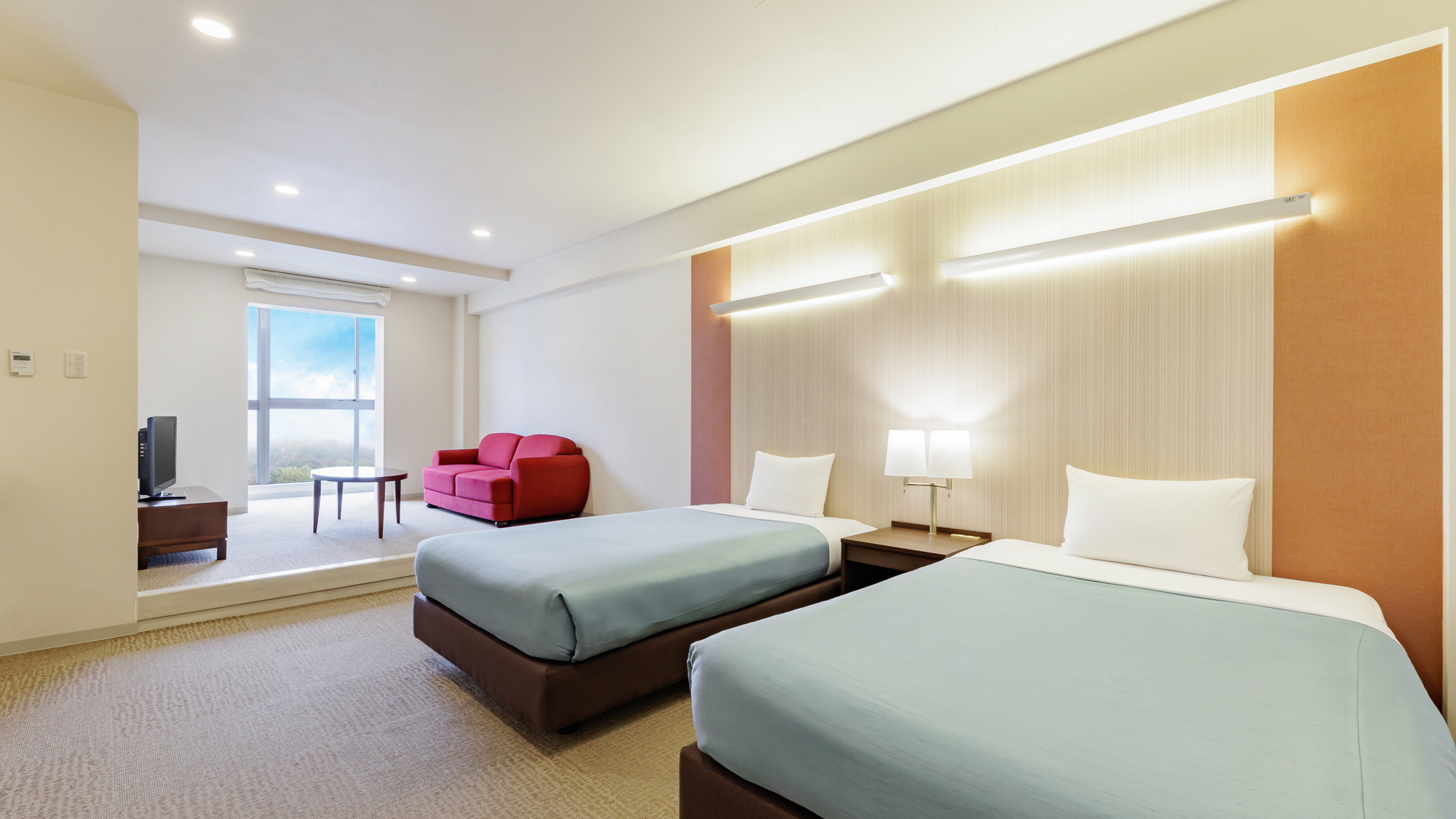 きづなスイートツイン+12畳（禁煙）