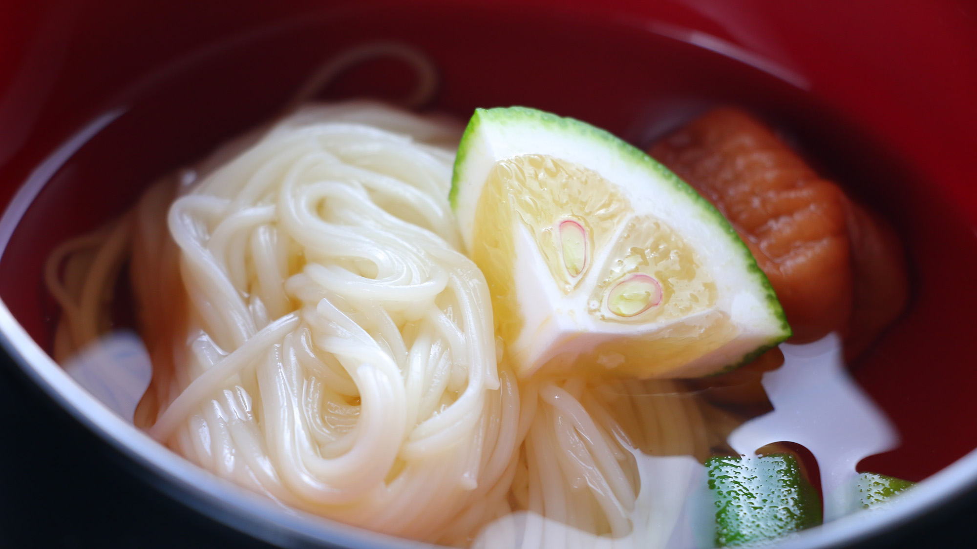 冷やし梅素麺