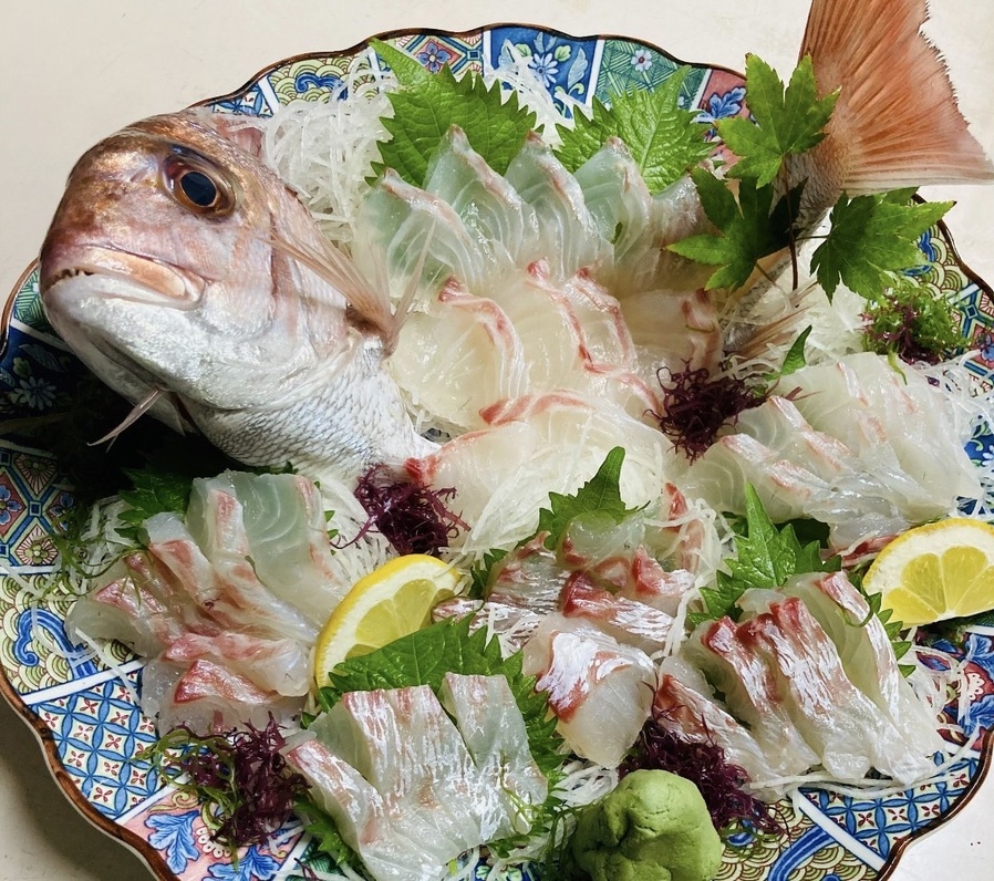 【カップル・ご夫婦限定】ふたりで一尾☆豊後鯛の姿造りプラン［全館禁煙］