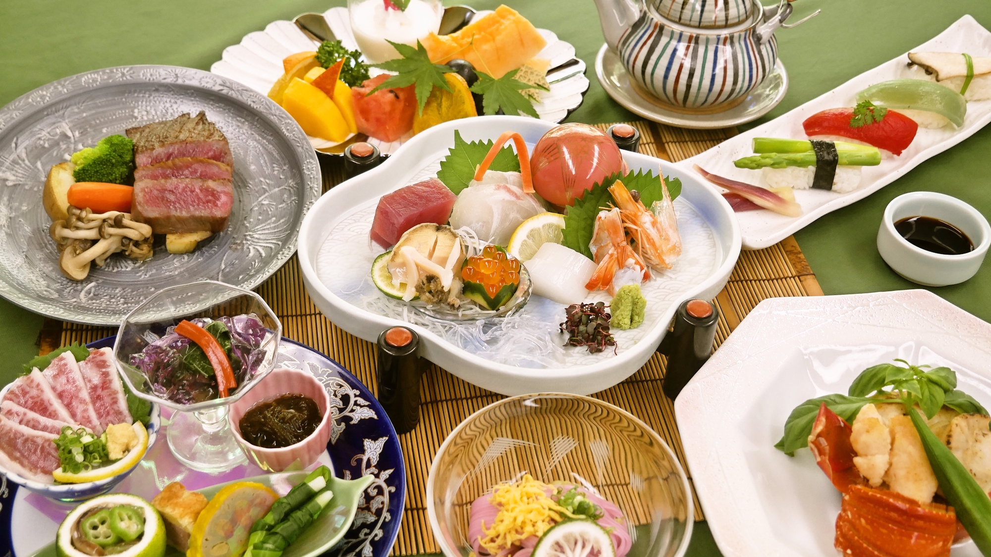 品数少な目、質にこだわった【女子のご褒美会席】