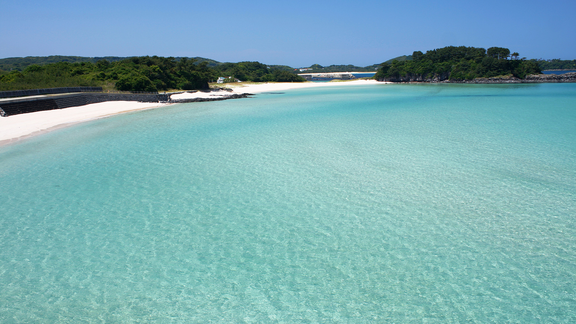 *【錦浜海水浴場】当館から車で約20分。壱岐一番のマリンスポーツのメッカ！壱岐の三大ビーチの一つ！