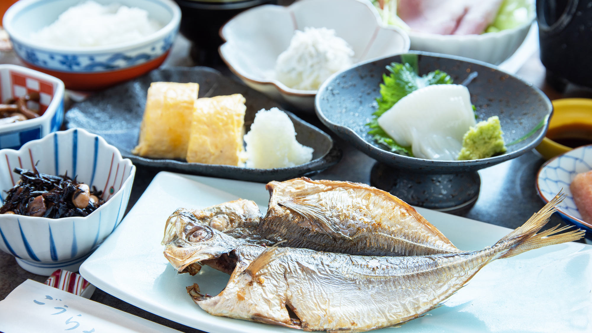 *朝食（一例）/栄養バランスの良いスタンダードな和朝食です。