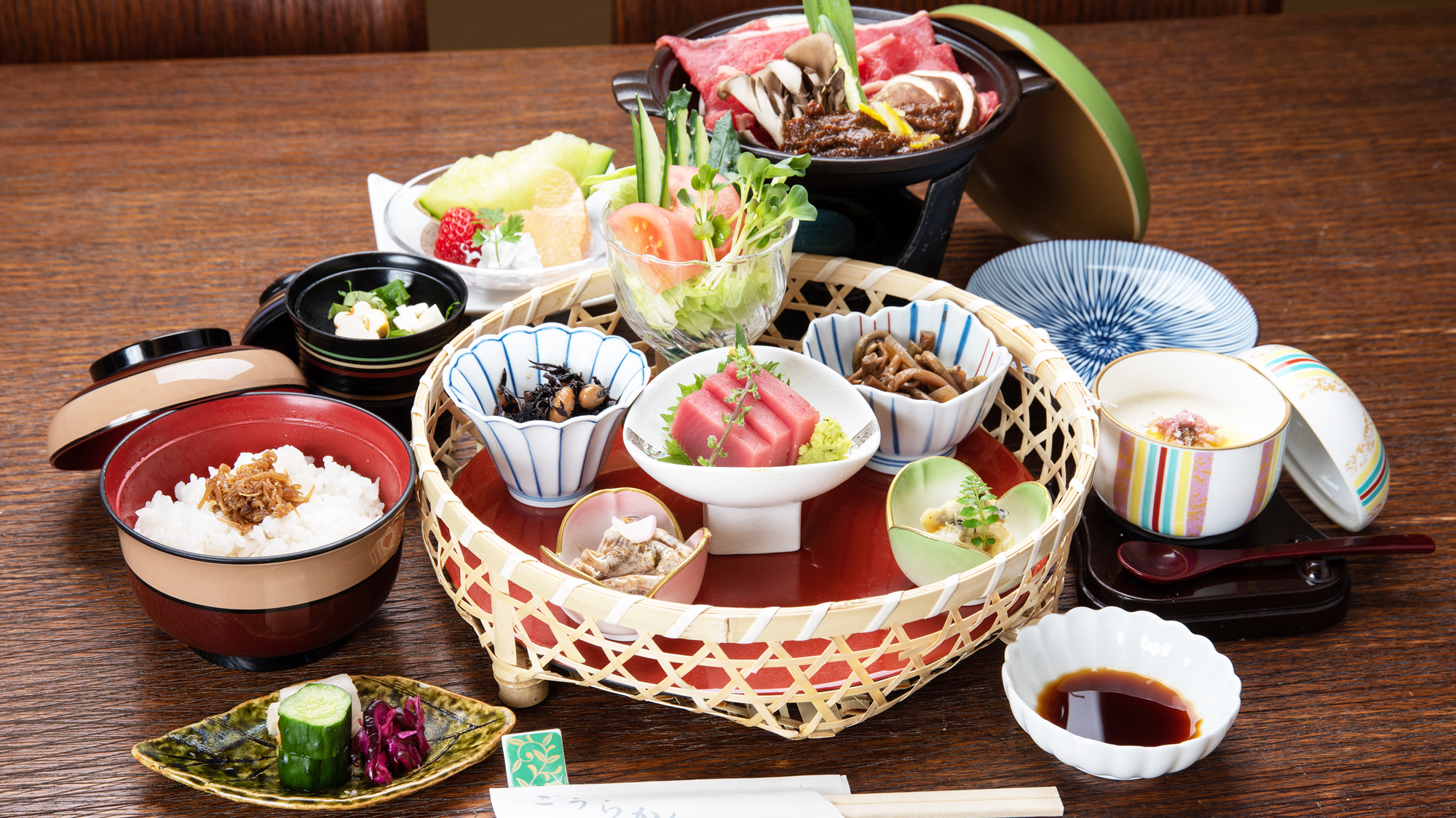 *昼食（一例）/日帰りプランでお楽しみいただける昼食。
